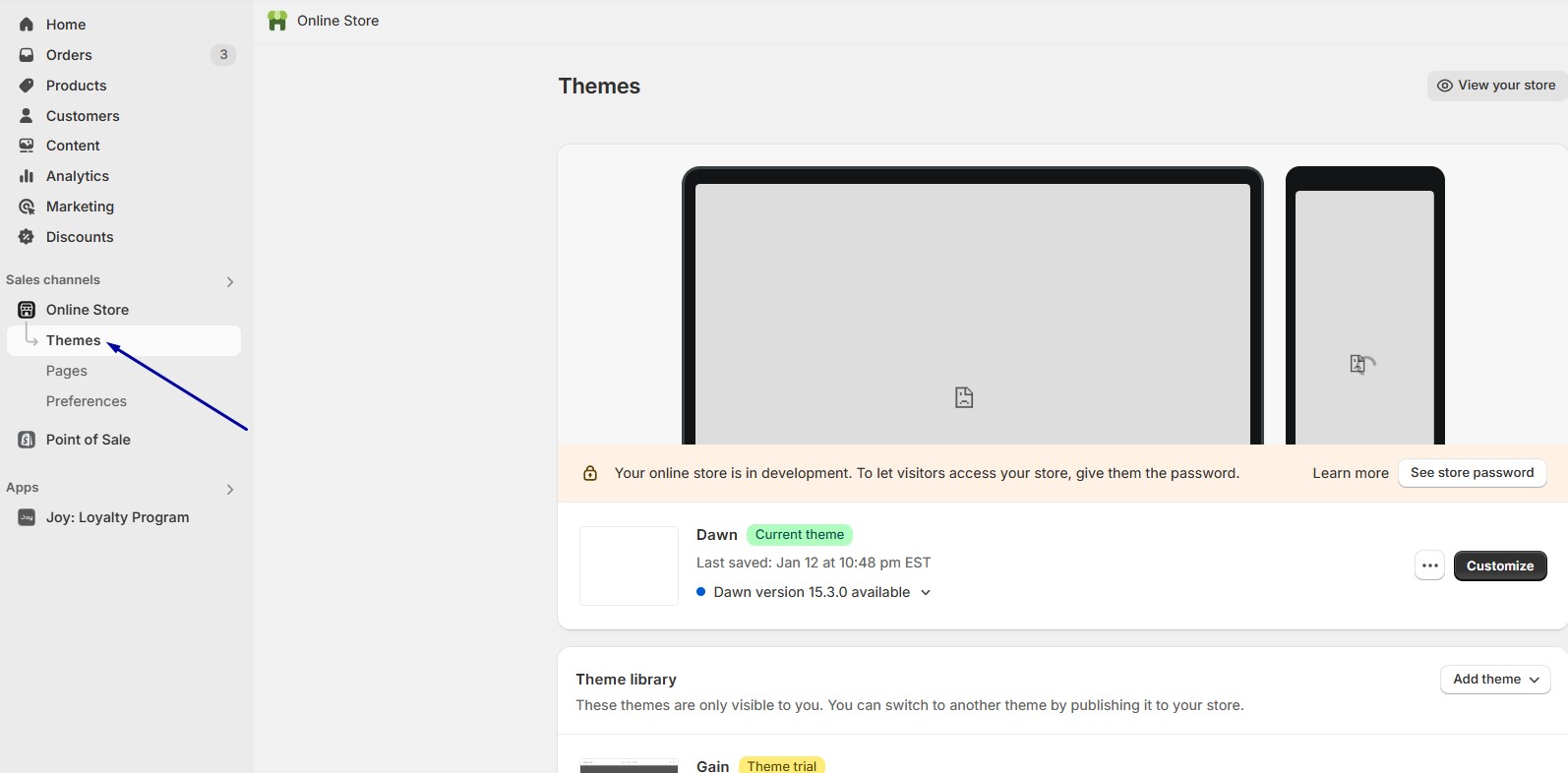 Customize your Shopify store theme using Shopify’s user-friendly drag-and-drop editor. Add your logo, colors, fonts, and adjust layouts